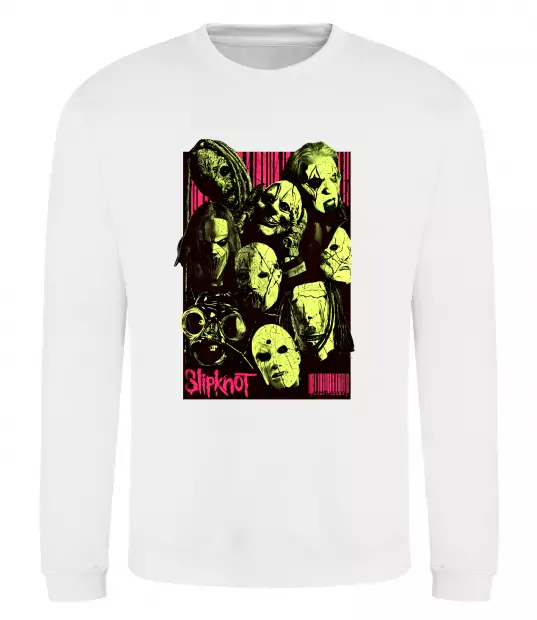 Свитшот Slipknot poster Белый фото