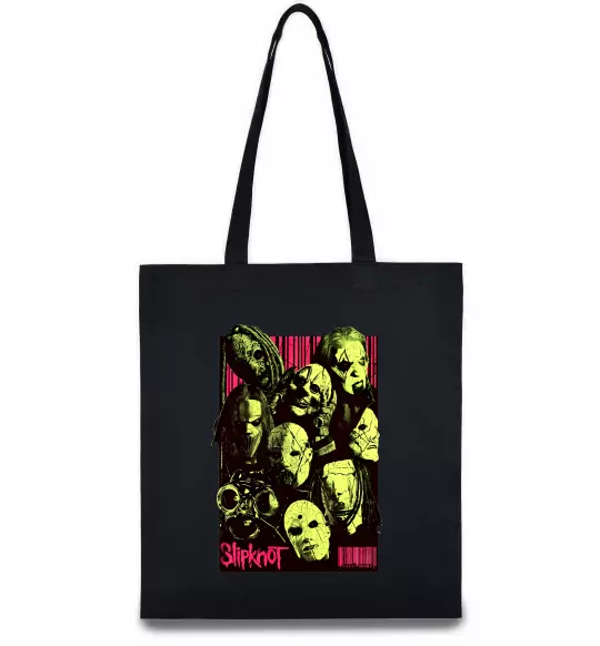 Еко-сумка Slipknot poster Чорний фото