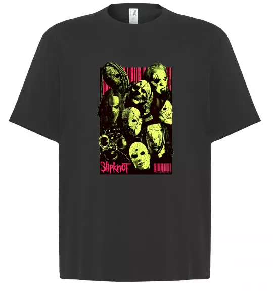 Футболка Оверсайз Slipknot poster Черный фото