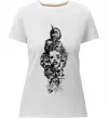 Жіноча преміум футболка Slipknot members Білий фото