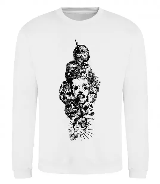 Свитшот Slipknot members Белый фото