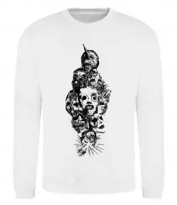 Свитшот Slipknot members Белый Свитшот Slipknot members Белый фото