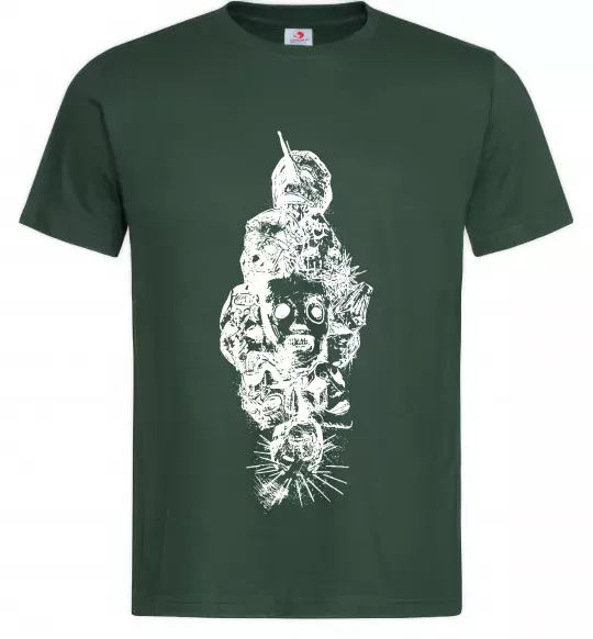 Чоловіча футболка Slipknot members Темно-зелений фото