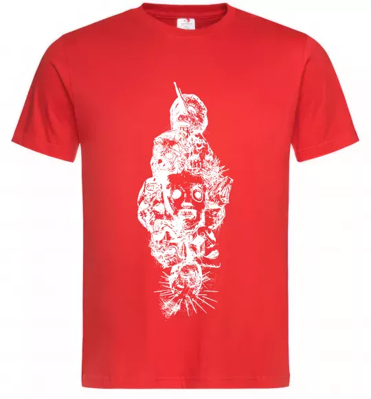 Чоловіча футболка Slipknot members Червоний фото