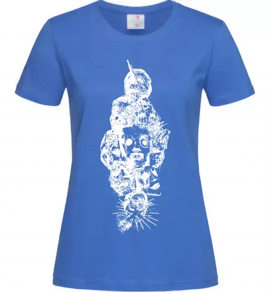 Жіноча футболка Slipknot members Яскраво-синій фото