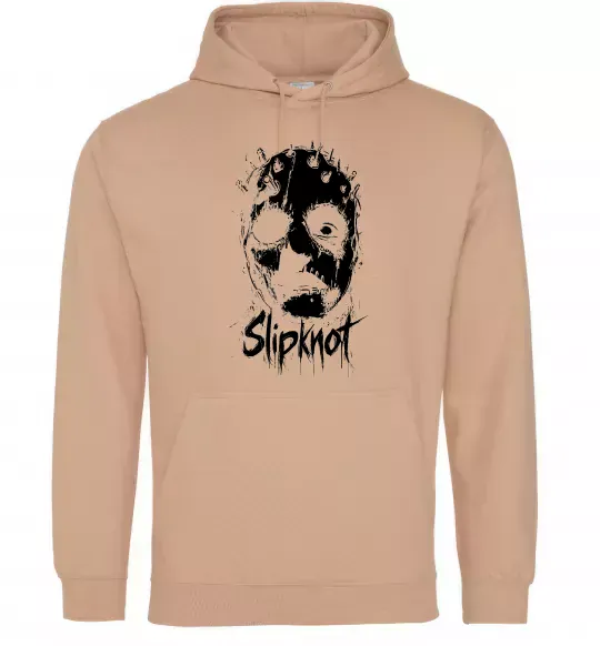 Чоловіча толстовка (худі) Slipknot Mask Пісочний фото