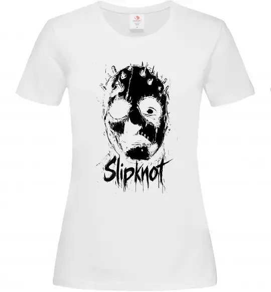 Жіноча футболка Slipknot Mask Білий фото