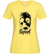 Жіноча футболка Slipknot Mask Лимонний фото