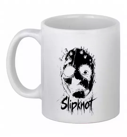 Чашка керамічна Slipknot Mask Білий фото