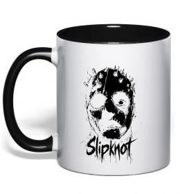 Чашка с цветной ручкой Slipknot Mask
