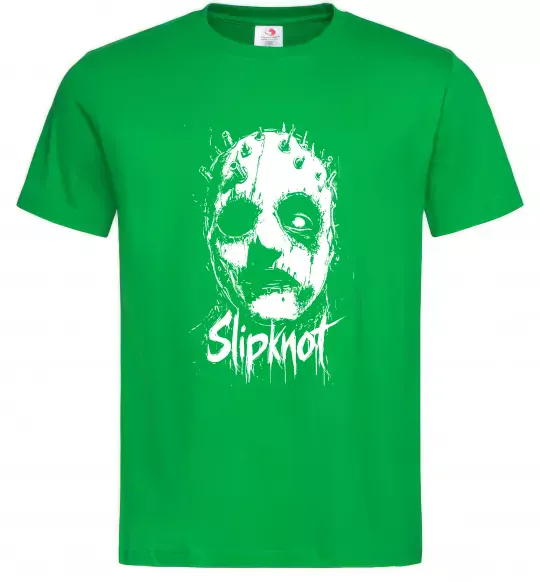 Чоловіча футболка Slipknot Mask Зелений фото
