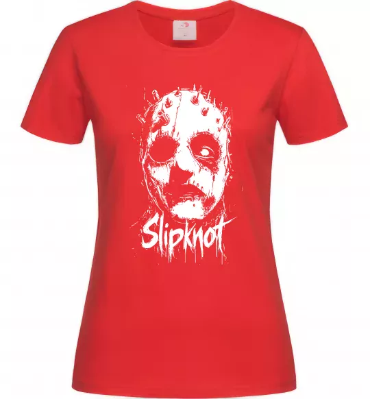 Жіноча футболка Slipknot Mask Червоний фото