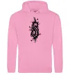 Женская толстовка (худи) Slipknot logo nature Розовый фото