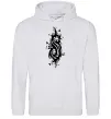 Жіноча толстовка (худі) Slipknot logo nature Сірий меланж фото