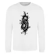 Світшот Slipknot logo nature Білий фото