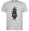 Чоловіча футболка Slipknot logo nature Сірий фото