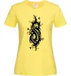 Жіноча футболка Slipknot logo nature Лимонний фото