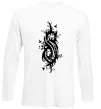 Лонгслів Slipknot logo nature Білий фото