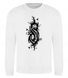 Свитшот Slipknot logo nature Белый Свитшот Slipknot logo nature Белый фото