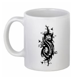 Чашка керамическая Slipknot logo nature