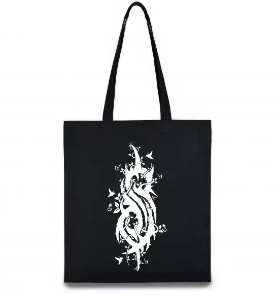 Еко-сумка Slipknot logo nature Чорний фото