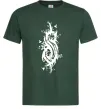 Чоловіча футболка Slipknot logo nature Темно-зелений фото