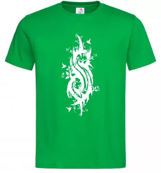 Чоловіча футболка Slipknot logo nature Зелений фото