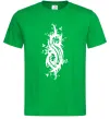 Чоловіча футболка Slipknot logo nature Зелений фото