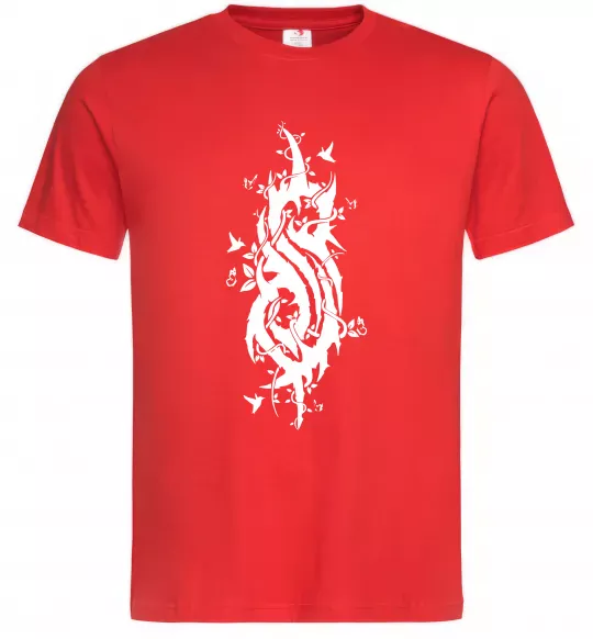 Чоловіча футболка Slipknot logo nature Червоний фото