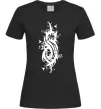 Жіноча футболка Slipknot logo nature Чорний фото