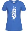 Жіноча футболка Slipknot logo nature Яскраво-синій фото