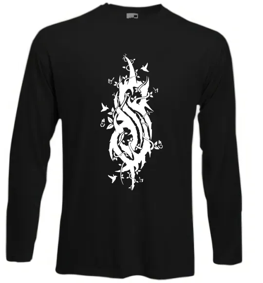 Лонгслів Slipknot logo nature Чорний фото