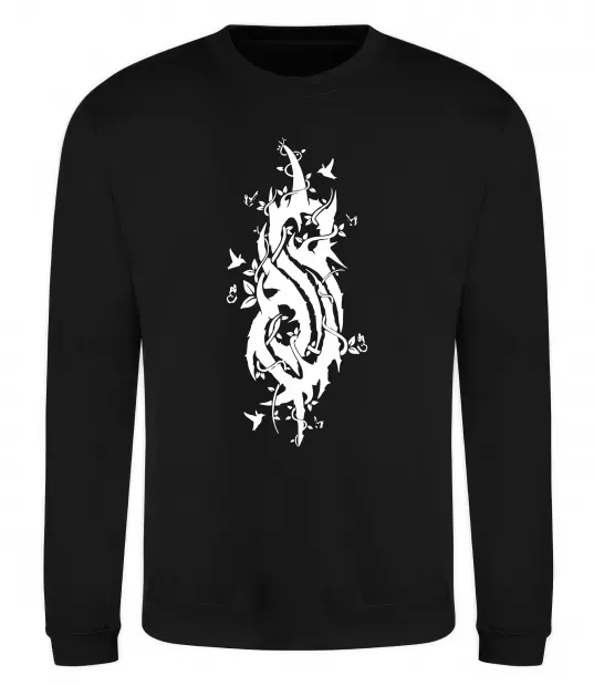 Світшот Slipknot logo nature Чорний фото