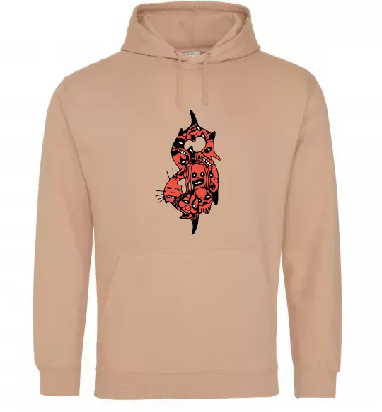 Жіноча толстовка (худі) Slipknot logo art Пісочний фото