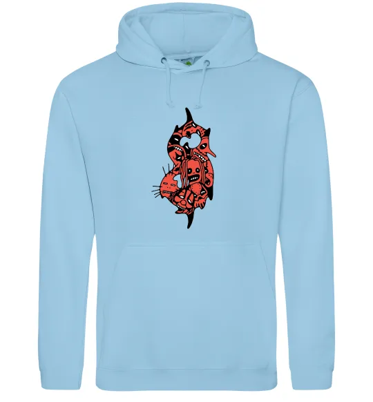 Женская толстовка (худи) Slipknot logo art Голубой фото