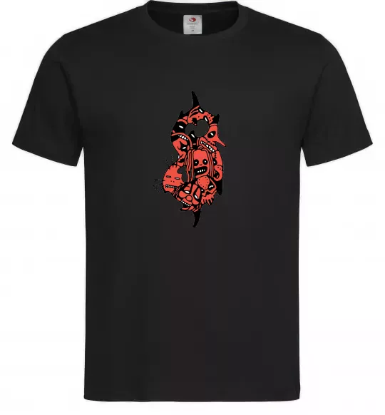 Чоловіча футболка Slipknot logo art Чорний фото