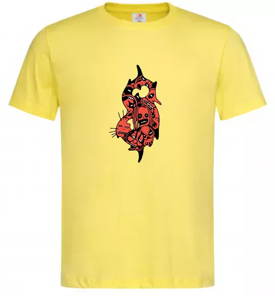 Чоловіча футболка Slipknot logo art Лимонний фото