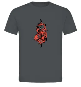 Чоловіча футболка Slipknot logo art Графіт фото