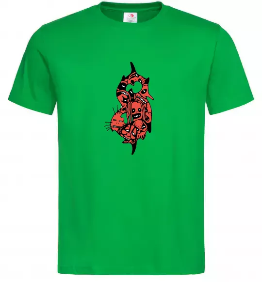 Чоловіча футболка Slipknot logo art Зелений фото