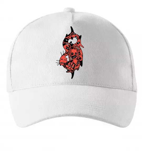 Кепка Slipknot logo art Білий фото