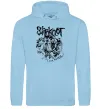 Женская толстовка (худи) Slipknot I am hated Голубой фото