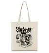 Эко-сумка Slipknot I am hated Бежевый фото