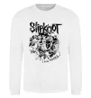 Світшот Slipknot I am hated Білий фото