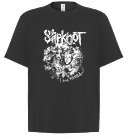 Футболка Оверсайз Slipknot The end so far Чорний фото