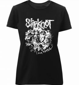 Жіноча преміум футболка Slipknot I am hated