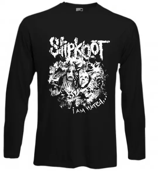 Лонгслів Slipknot I am hated Чорний фото