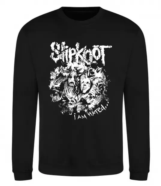 Світшот Slipknot I am hated Чорний фото