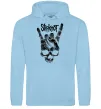 Мужская толстовка (худи) Slipknot hand skull Голубой Мужская толстовка (худи) Slipknot hand skull Голубой фото