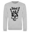 Світшот Slipknot hand skull Сірий меланж фото