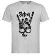 Мужская футболка Slipknot hand skull Серый фото